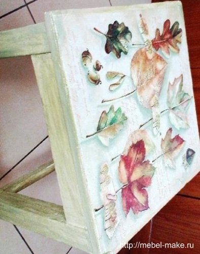 Декупаж мебели салфетками своими руками: декорирование стола, старого шкафа